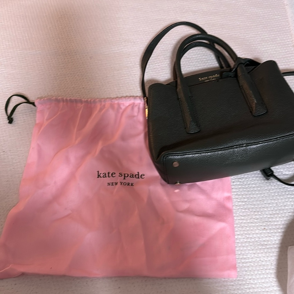 Green Kate spade bag